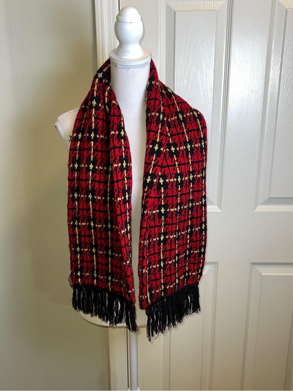 PENDLETON 100% Virgin Wool Plaid Scarf Unisex